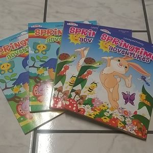 Coloring books bundle brand new springtime